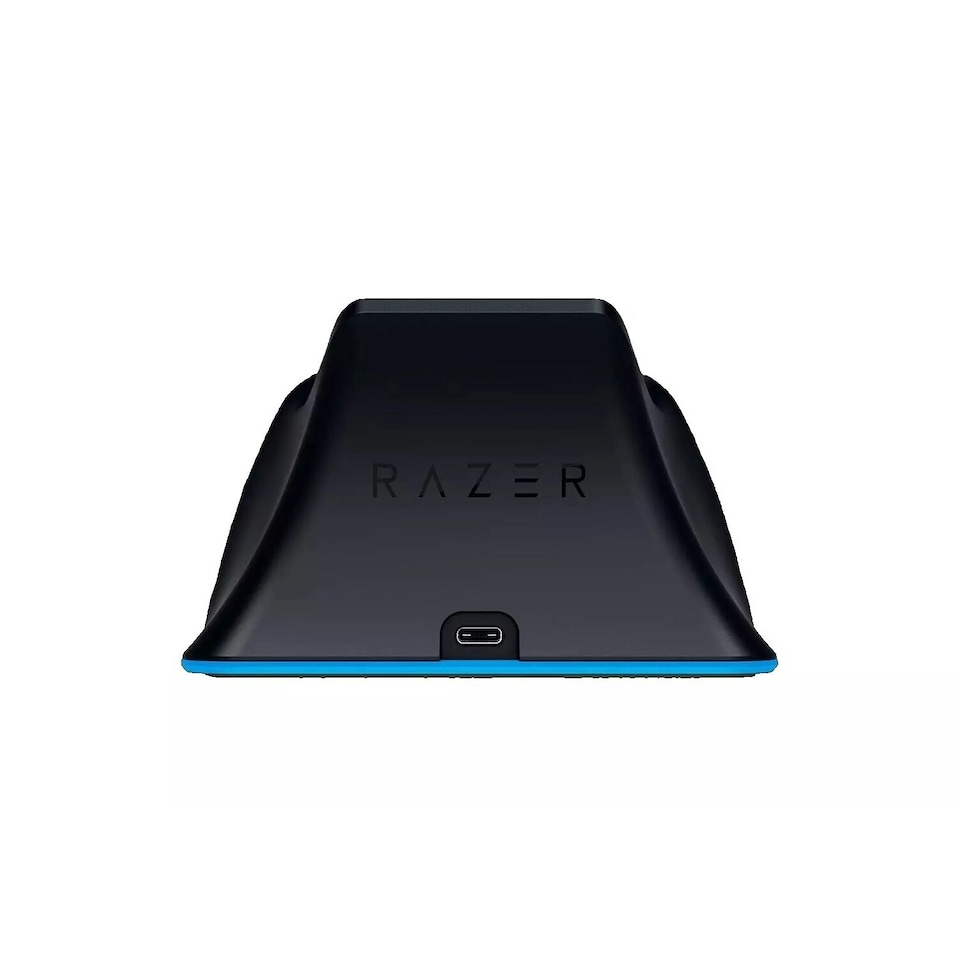 image 1 of Razer Quick Charging Stand for Ps5 Dualsense Wireless Controller Cosmic Blue