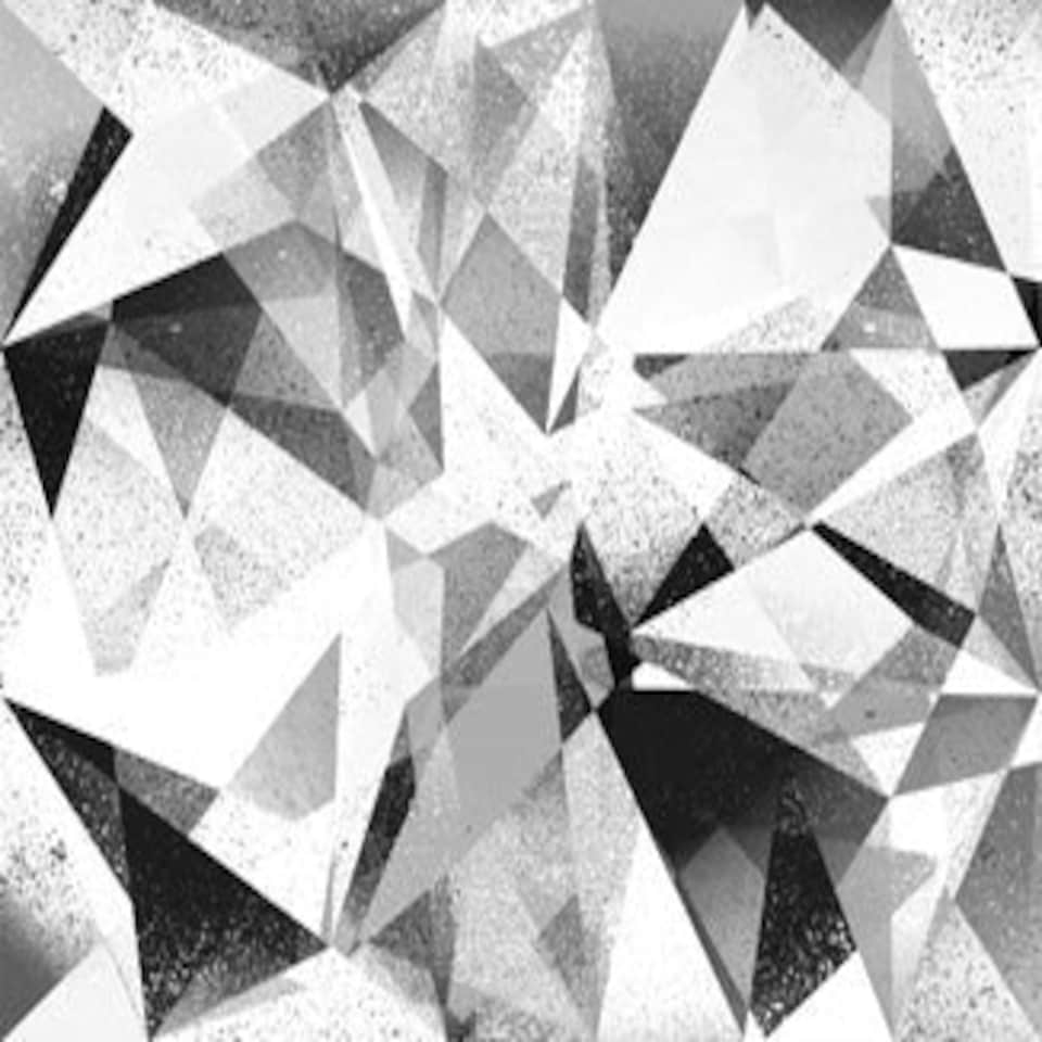 image 1 of Grunge geometric (Canvas Print) 76cm x 50cm