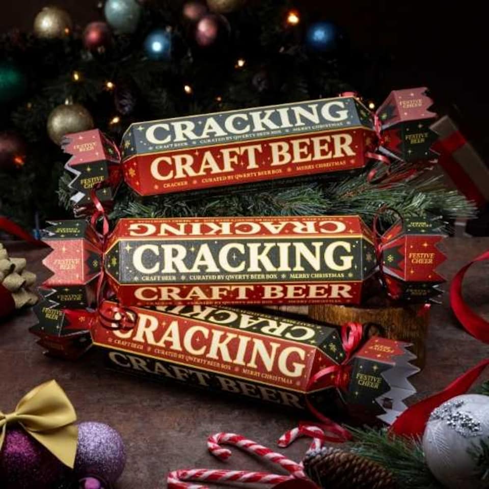 image 1 of QWERTY Beer Box 3 Craft Beer Christmas Cracker
