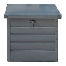 Living and Home 200L Metal Outdoor Garden Storage Box Lockable