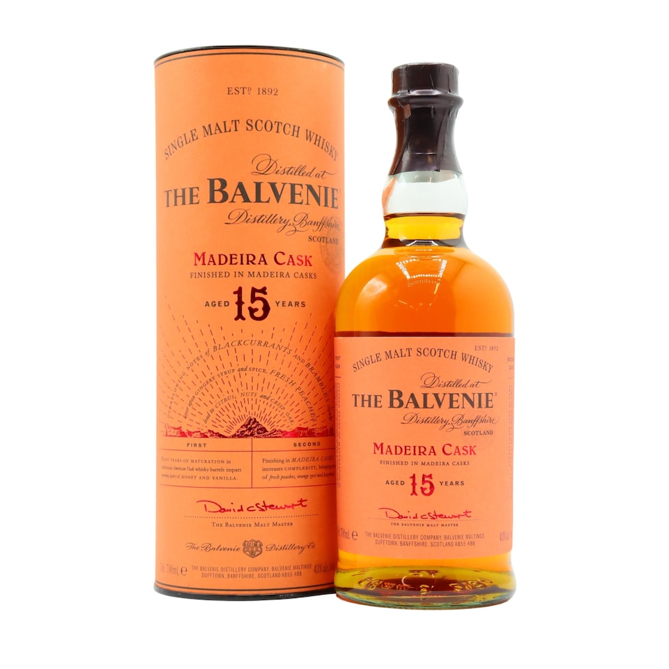 Balvenie Madeira Cask Single Malt Scotch 15 year old Whisky