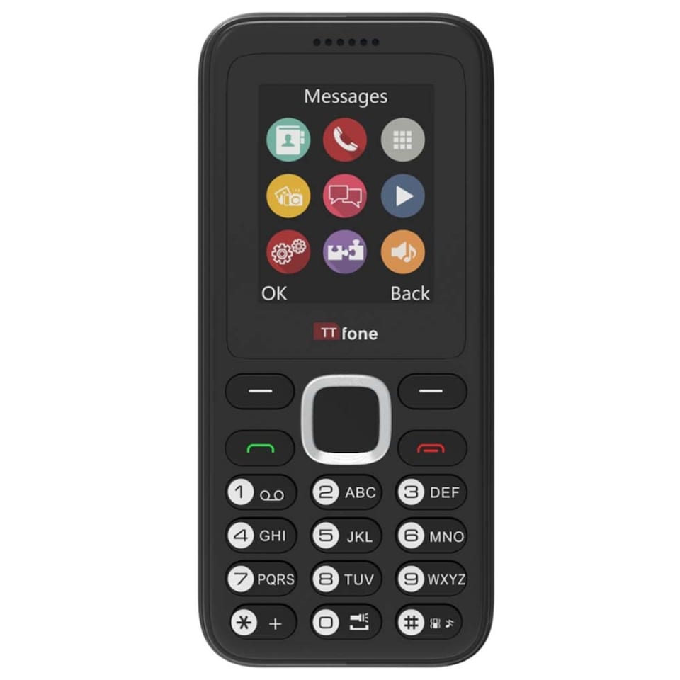 image 1 of TTfone TT150 Mobile Phone Black - EE Pay as you go