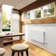 image 2 of Sherwood - White Round Top Column Electric Radiator H500mm x W993mm 2 Column 900w Thermostatic WIFI