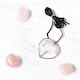 image 2 of Myga Tree Life Pendants - Rose Quartz