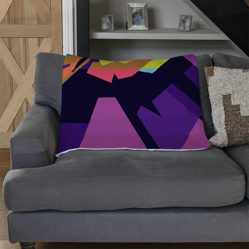 image 1 of Colorful pop art of Panda (Blanket)