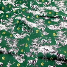 Green 100% Cotton Fabric for Bag Making, Dressmaking, Quilting, 135cm / 53" Wide - per metre
