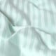 image 4 of Homescapes Blue Egyptian Cotton Satin Stripe Flat Sheet 330 TC, King | Blue | King
