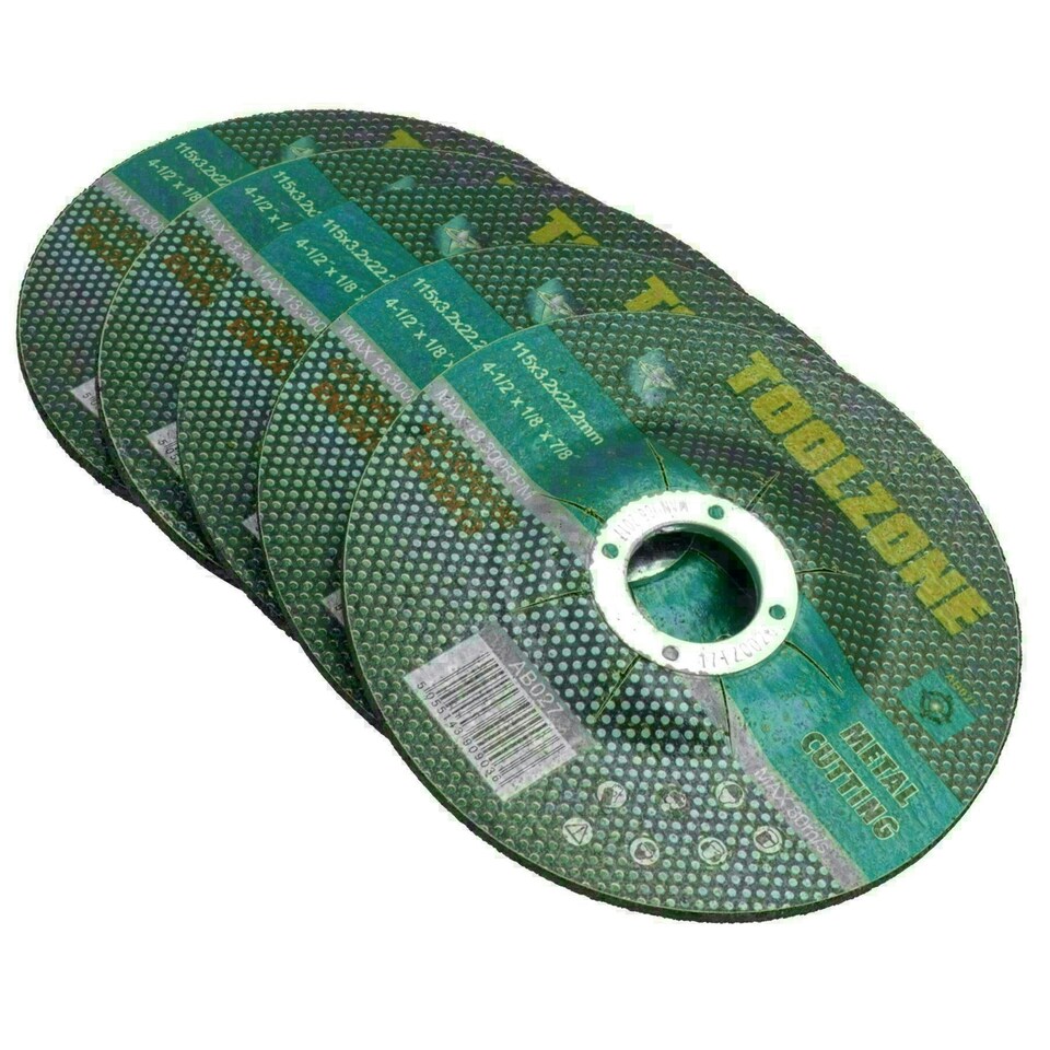 image 1 of Metal Cutting Grinding 115mm / 4-1/2in. Angle Grinder Discs For Steel 20 Pack