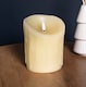 image 4 of 13x9cm Battery Operated Realistic Candle with Melted Effect & Dancing LED Flame