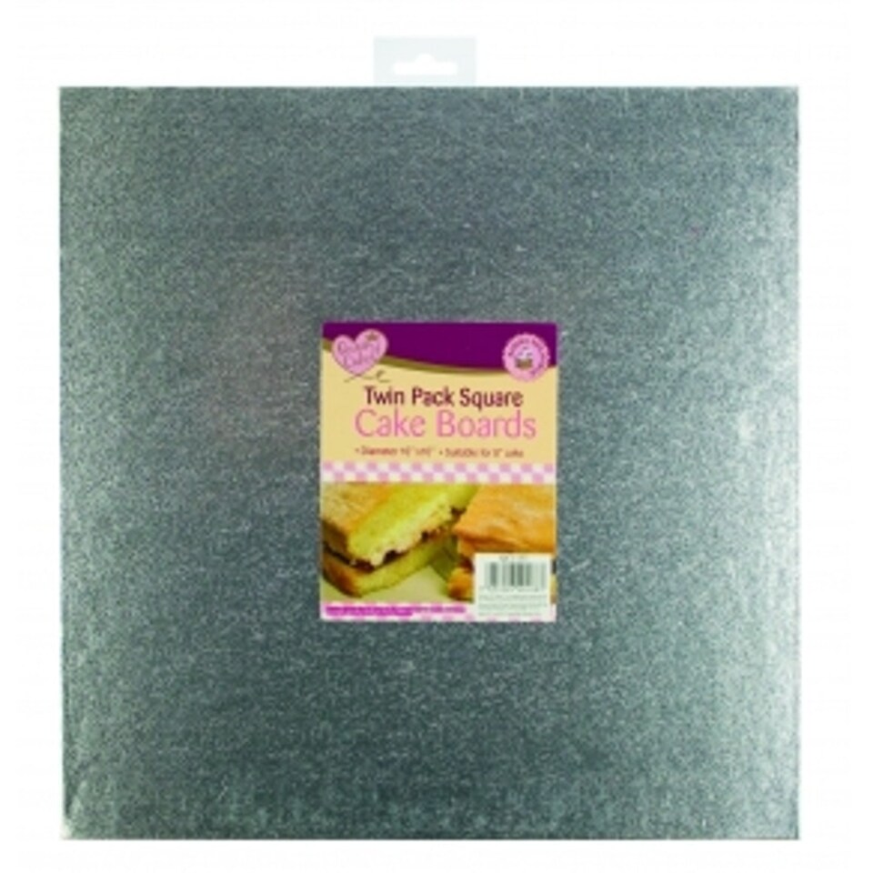 image 1 of Queen of Cakes 10" X 2MM SQUARE CAKE BOARDS