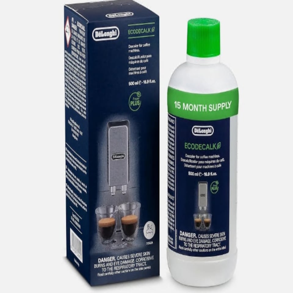 DeLonghi EcoDecalk Descaler for Coffee Machines DLSC500 500ml