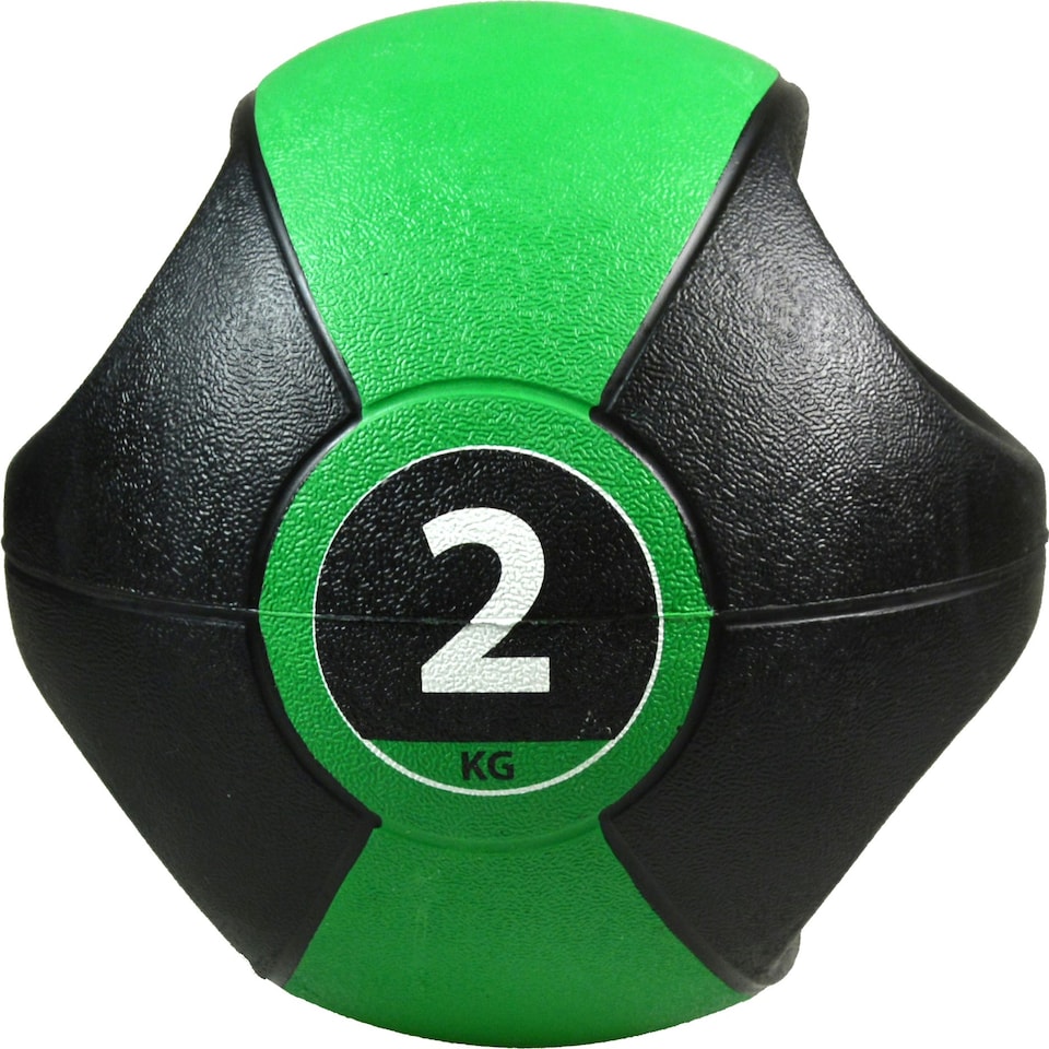 image 1 of Medicine Ball with Handles - 2kg