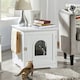 image 1 of Yaheetech Cat Litter Box Enclosures White | One Size