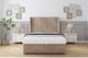 image 1 of Sloomy Hargrave Mink Naples Ottoman Bed With Mattress With 54" Wingback Headboard 4' Small Double