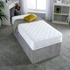 image 2 of Darcy Diamond Micro Quilted Spring Mattress - 7" Deep White | King