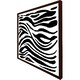 image 3 of Zebra stripes print (Picture Frame) Grey | S