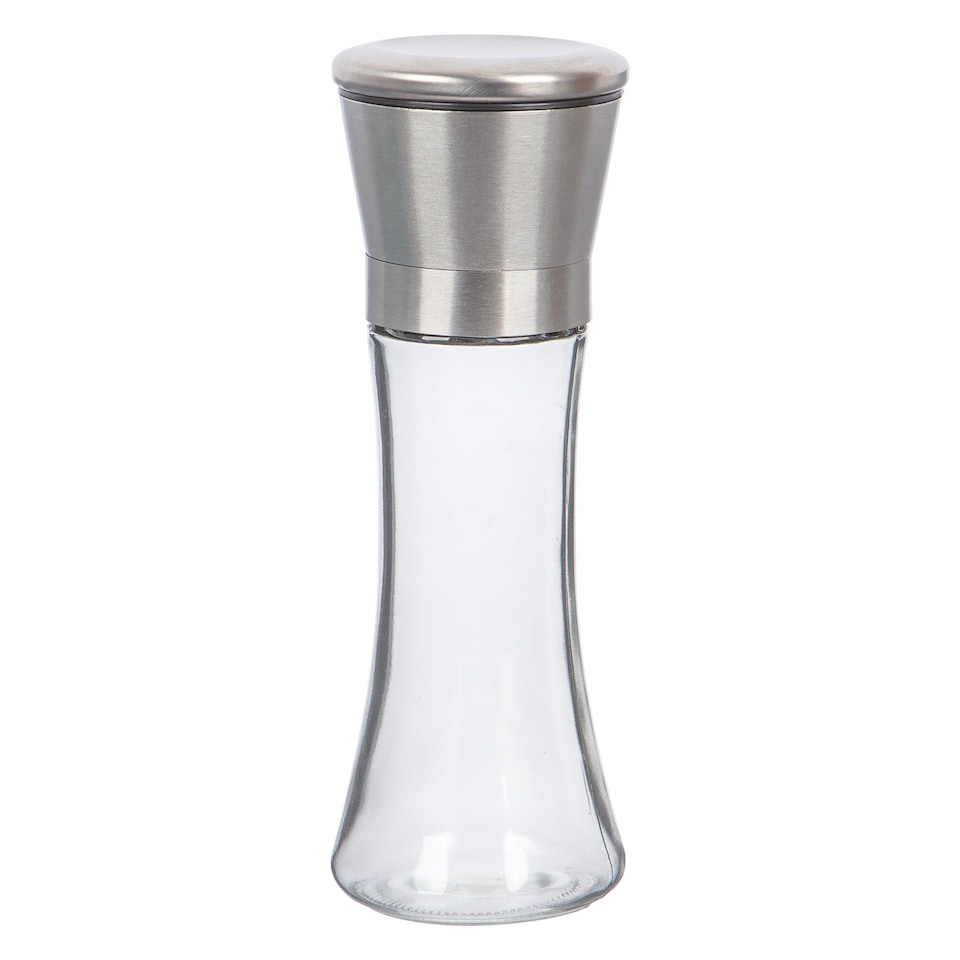 image 1 of Ashley Stainless Steel Salt & Pepper Mill - 180ml - Silver