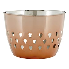 Hearts Design Rose Gold Bowl | Multi