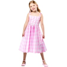 Barbie Girls Perfect Day Costume Dress - Pink/White - 9-10 Years