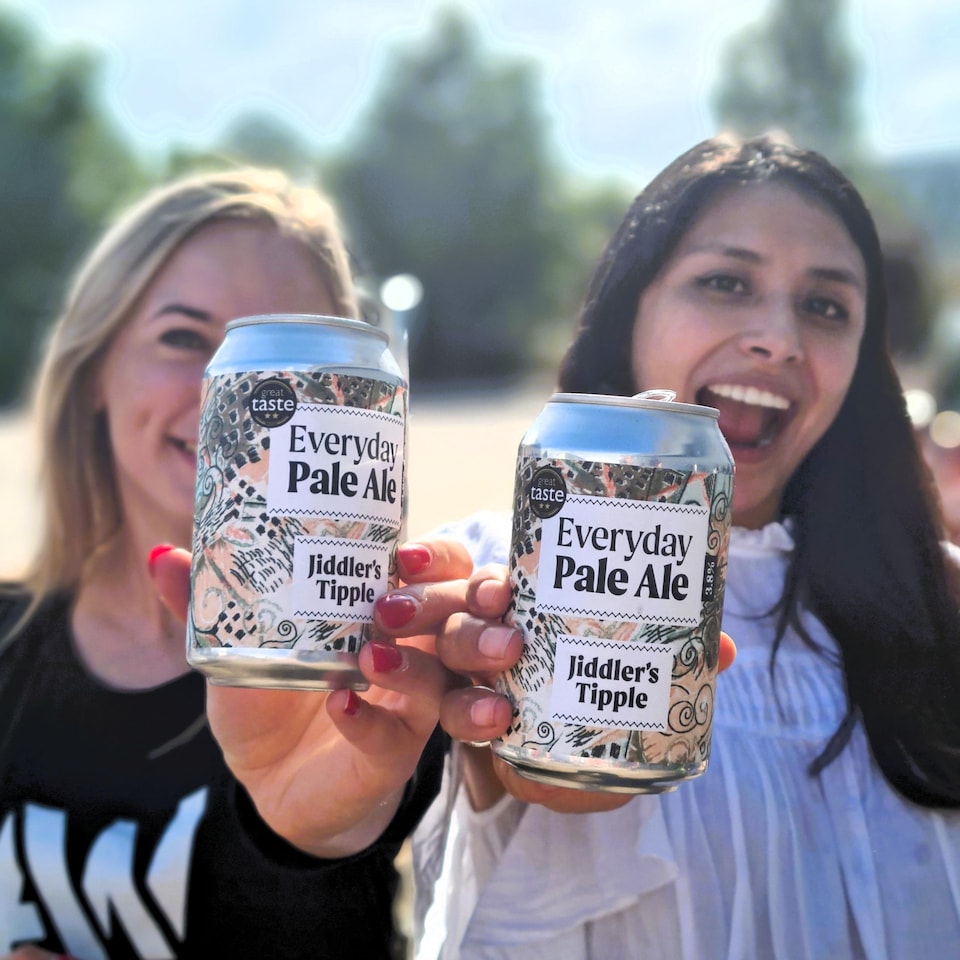 image 1 of Jiddler's Tipple -  Everyday Pale Ale -  3.8% ABV Craft Beer Cans - Vegan Gluten Free Beer - 12 x 330ml