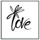 image 3 of Love type (Picture Frame) Black | S