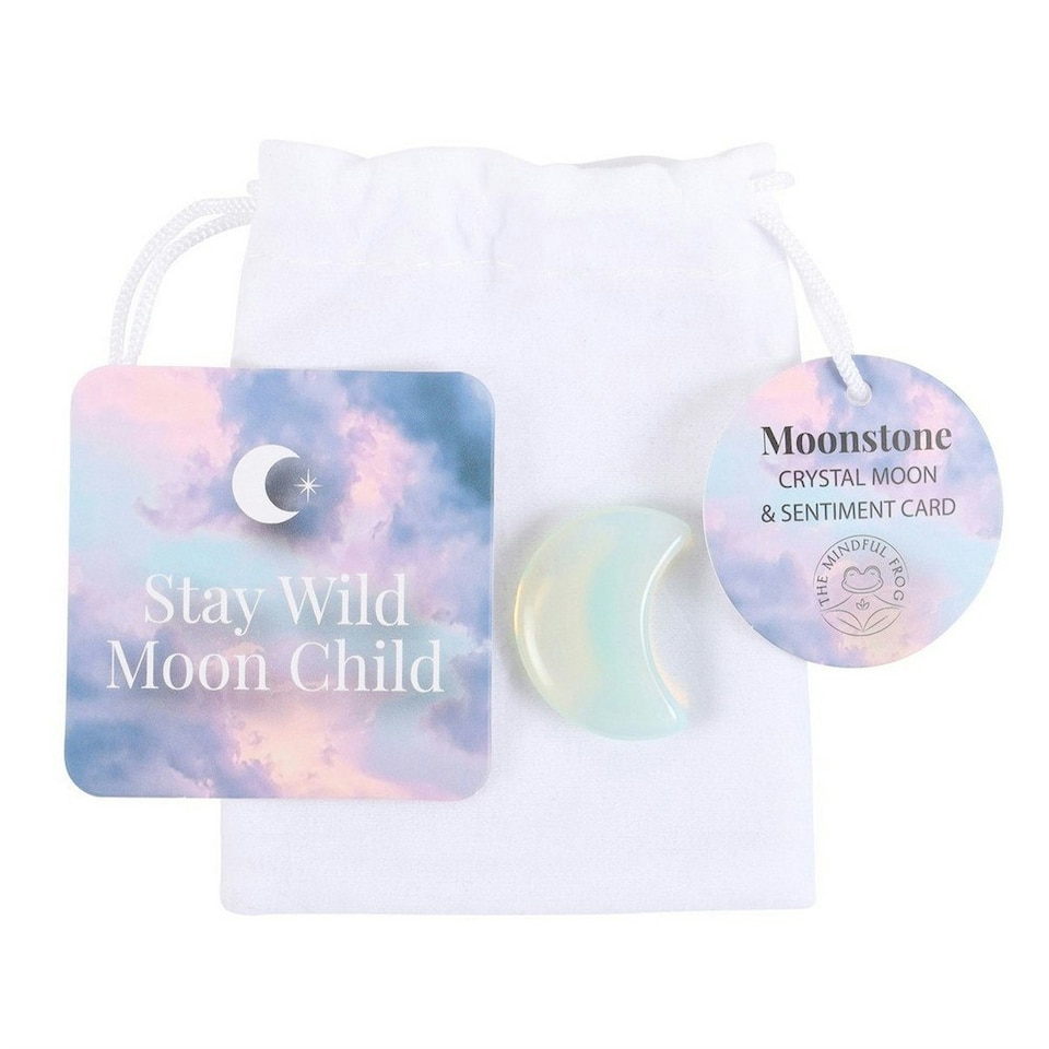 image 1 of Something Different Stay Wild Moonstone Crystal - White - One Size