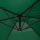 image 7 of 3m Hanging Banana Cantilever Garden Parasol with Cover in Green