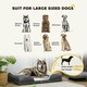 image 3 of PawHut Dog Bed Calming Pet Bed Dog Mattress for Large Dogs - Charcoal Grey