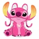 image 1 of Angel Lilo and Stitch Helium Foil Shaped Balloon 68cm / 27 in