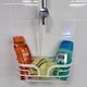 image 3 of Showerdrape Dante White Steel Mini Hook Over Shower Caddy | White | 1
