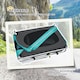 image 4 of PawHut Pet Bicycle Trailer Dog Cat Bike Carrier Water Resistant Green Outdoor
