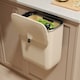 image 2 of Living and Home 9L Waste Bin with Lid | Cream