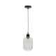 image 2 of Set of 2 Batley - Clear Ribbed Glass Easy Fit Pendant Shades | Clear | Small | 2
