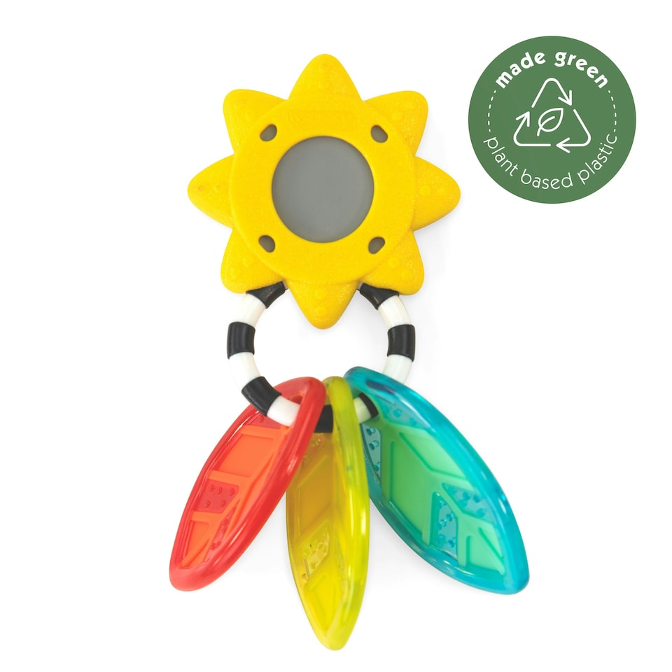 image 1 of Sassy Eco Sunshine Shake & Teethe Rattle