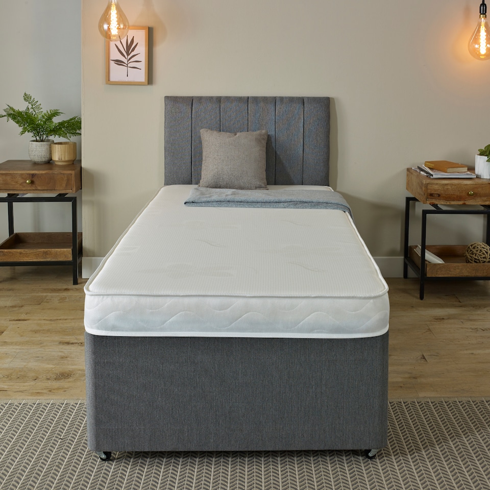 image 1 of Solano Orthopaedic Foam Mattress - 14cm Deep, Firm Support | White | Small Double