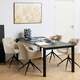 image 3 of Brentford Matt Black Ceramic Dining Table