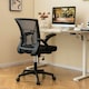 image 3 of COSTWAY Ergonomic Office Chair Adjustable Swivel Chair Black