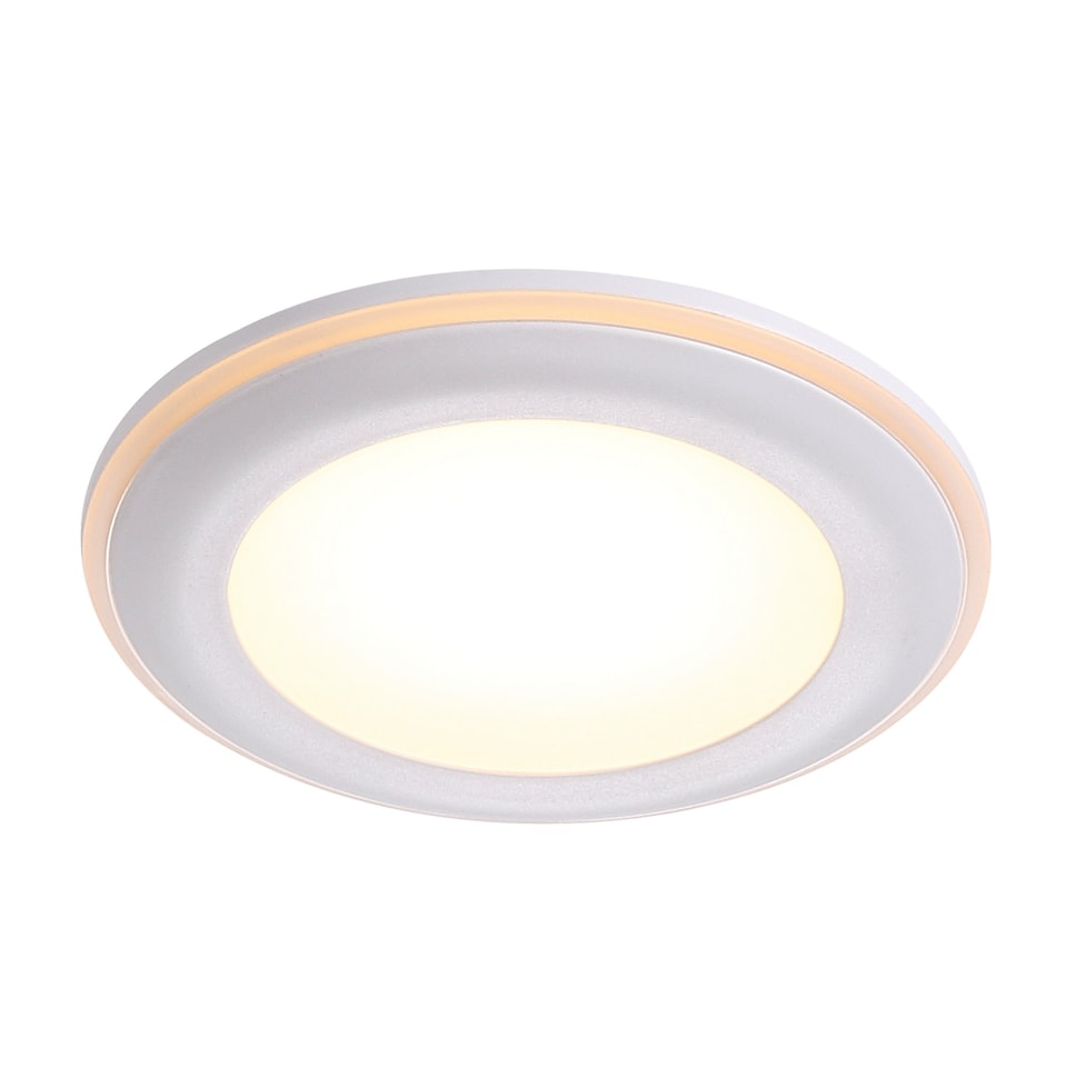 image 1 of Nordlux Elkton Indoor Downlight White Plastic Intergrated LED  3-Level Dimming - Mains Powered, IP20