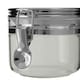 image 4 of Interiors By Premier Elegant Retro Design Jar With Silver Lid 450 ml, Durable Glass Jar With Lid, Sleek Airtight Storage Jar