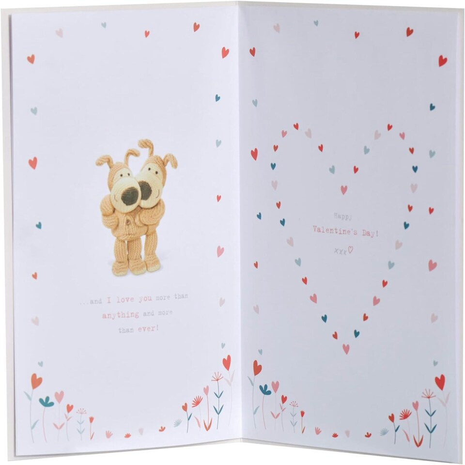 image 1 of Boofle Couple Cute Design Fiancée Valentine's Day Card