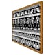 image 4 of Heiroglyphs on black (Picutre Frame) Grey | XS