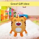 image 8 of Jasper Pinata Smashlings Soft Toy Cute Plushie Huggable Cuddly 15cm Orange