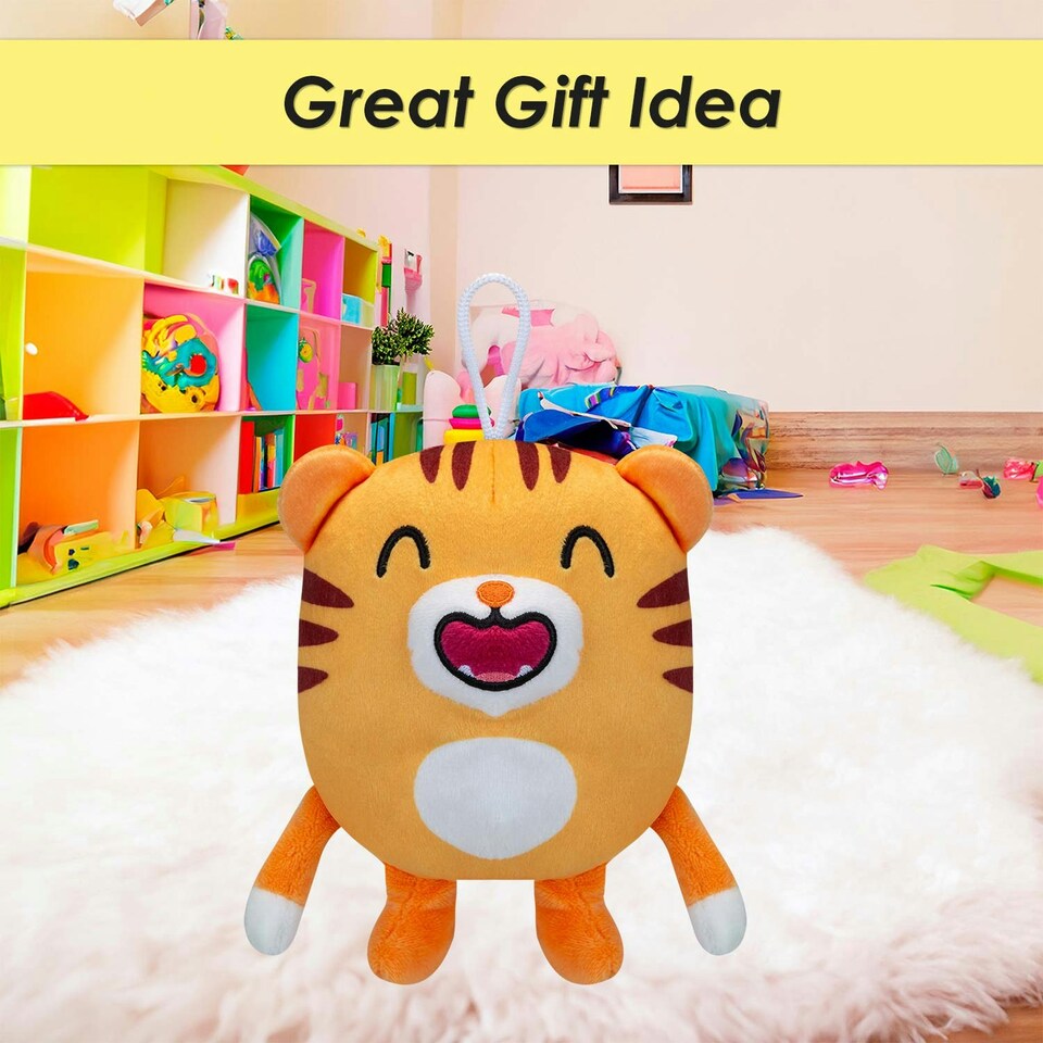 image 1 of Jasper Pinata Smashlings Soft Toy Cute Plushie Huggable Cuddly 15cm Orange