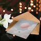 image 4 of Spider Travel Floating in Sky with a Pink Balloon Farewell Greeting Card