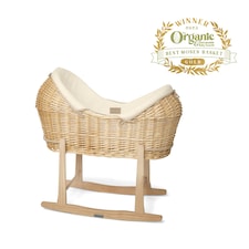 Clair de Lune Organic Noah Pod With Rocking Stand - Cream