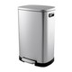 image 1 of Living and Home Stainless Steel Step Open Trash Can -50L | Chrome