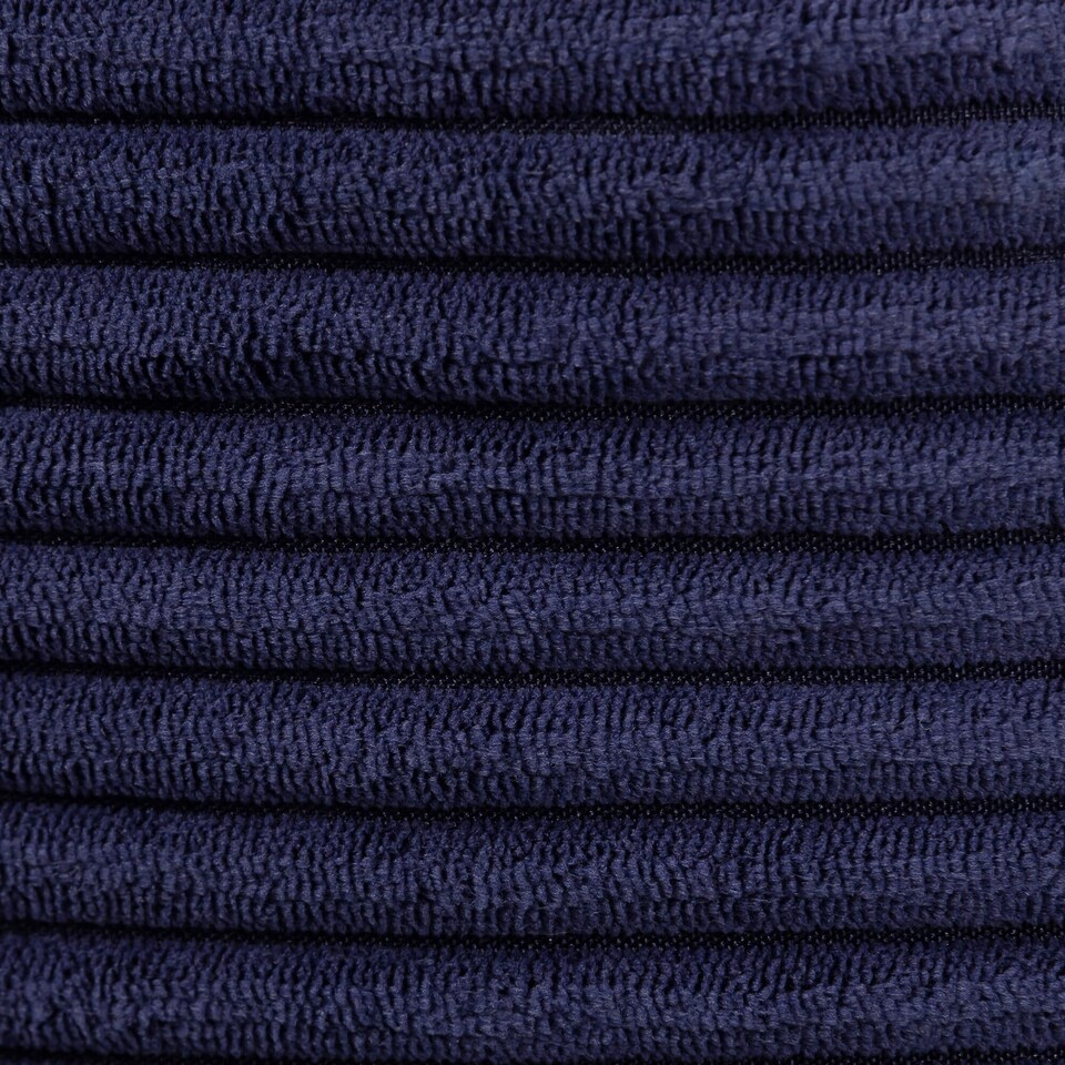 image 1 of Dalton Cord Adults Bean Bag Recliner and Pouffe, Ready Filled Beanbag and Footstool Navy Blue | Blue | Navy Blue | 1