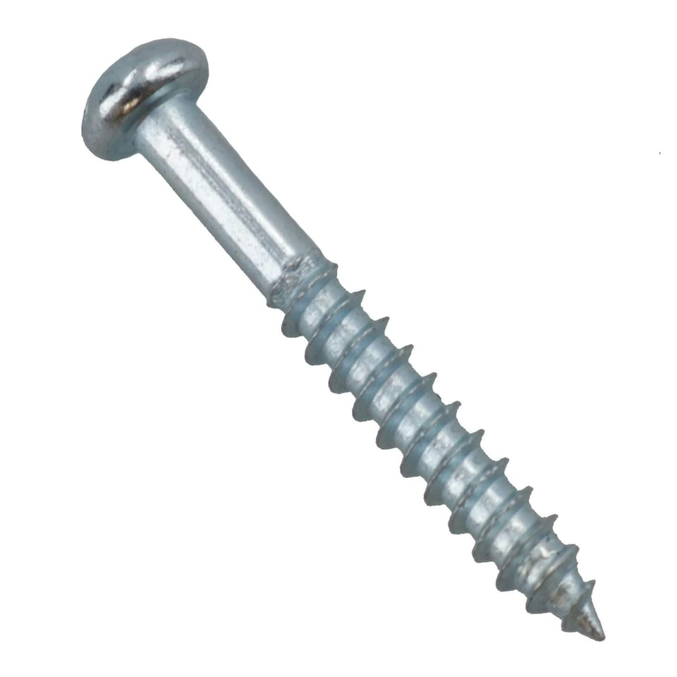 image 1 of PH2 Dome Headed Phillips Wood Screws 4mm x 30mm Fastener Fixings 60pc