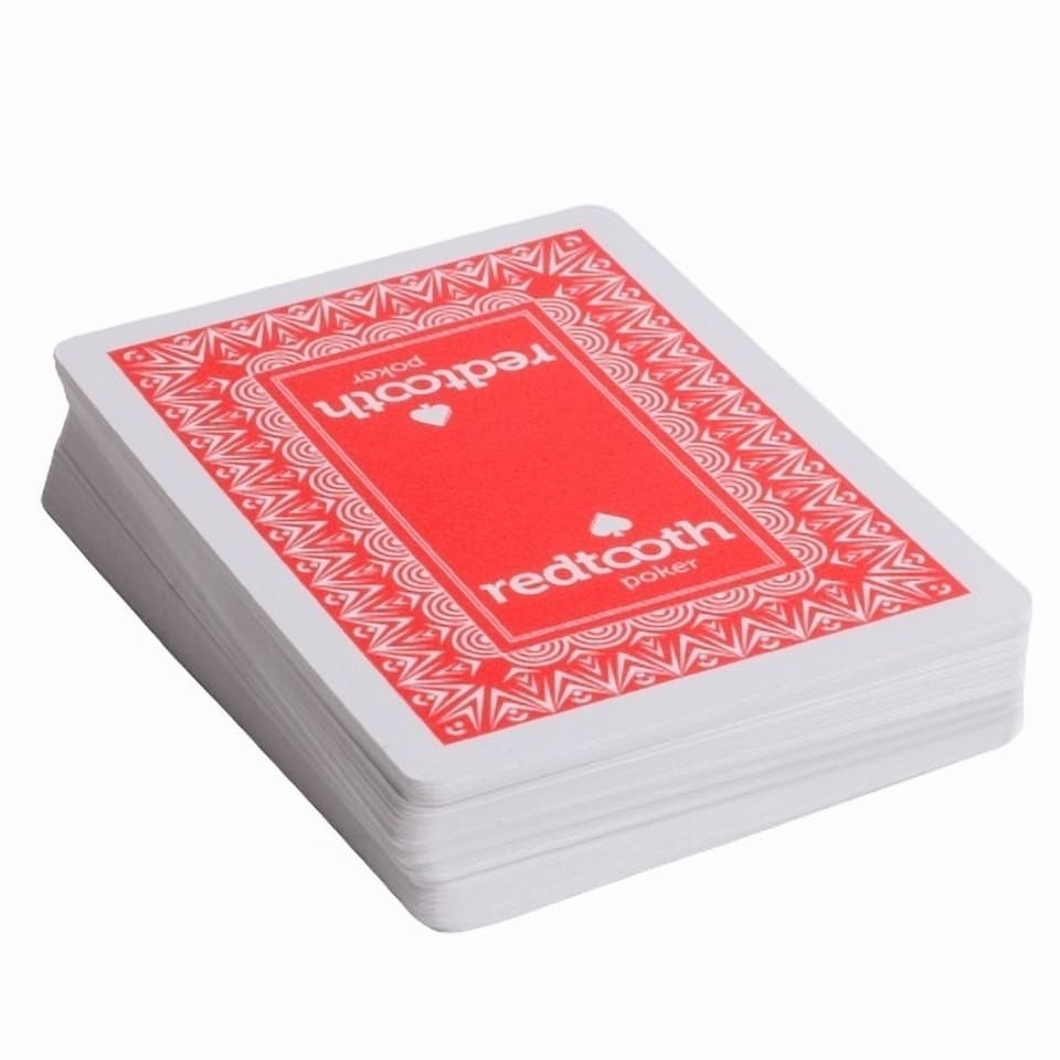 image 1 of Redtooth Poker Casino Quality Red Playing Cards - Value Pack with 12 Decks