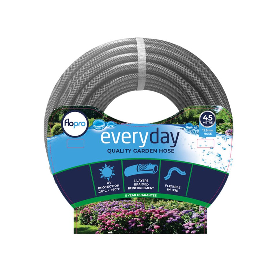 image 1 of Flopro Everyday Hose 12.5mm x 45m, weatherproof, 10-year guarantee